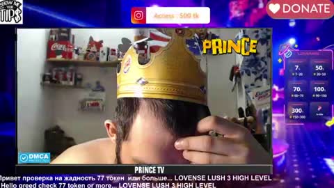 BISEXPRINCE777 online show from June 27, 2:06 am