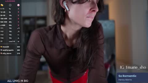 Marie online show from October 13, 7:27 pm