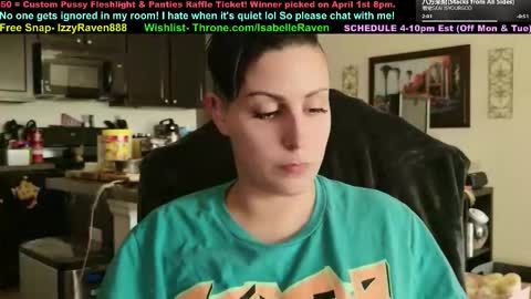 IsabelleRaven online show from March 19, 9:31 pm