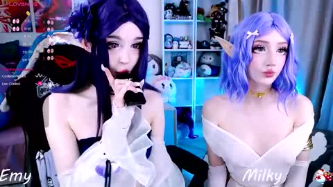 Snapshot of _sparkland_ chatting on September 27, 6:27 pm Emy and MilkyCute today MY TG CHANNEL online show from September 27, 6:27 pm