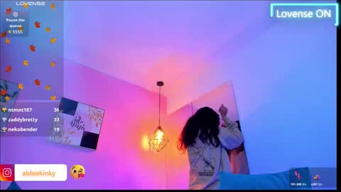 Snapshot of abbie_kinky chatting on October 12, 8:54 pm abbie_kinky online show from October 12, 8:54 pm
