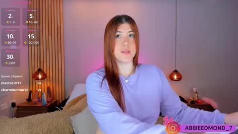 Snapshot of abbieedmond chatting on February 28, 9:47 am Abbie Edmond online show from February 28, 9:47 am