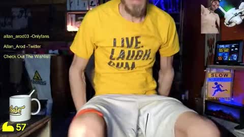 Allan arod online show from March 22, 9:46 am