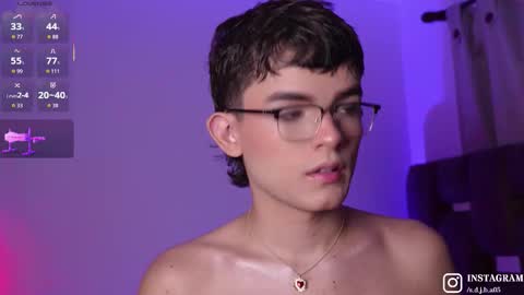 Snapshot of angelocute_ chatting on October 8, 6:52 am Angelo I work from home this is my room online show from October 8, 6:52 am