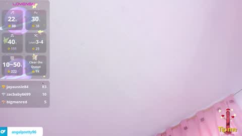 Snapshot of angels_one chatting on October 3, 6:05 pm Angela online show from October 3, 6:05 pm