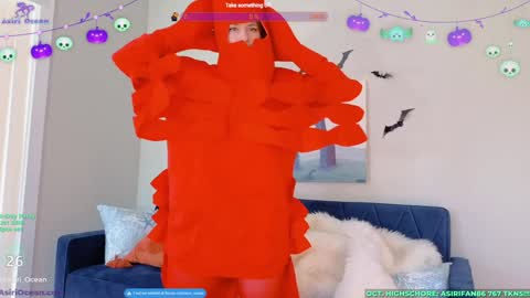 Snapshot of asiri_ocean chatting on October 14, 6:22 pm Asiri pronounced Ah-siri Please no nicknames 3 online show from October 14, 6:22 pm