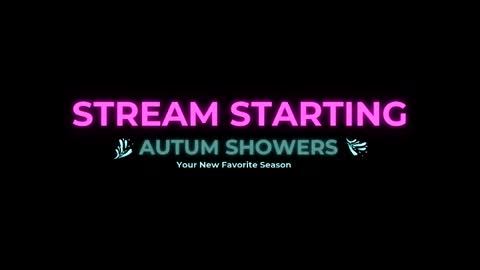 Autum Showers online show from April 3, 3:24 am