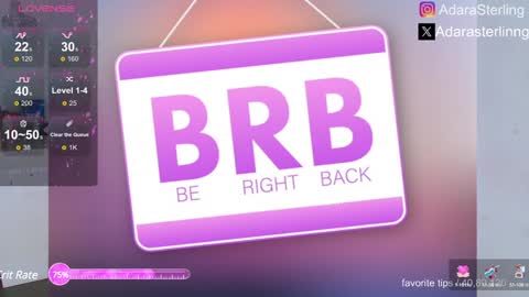 Snapshot of babepeach chatting on January 22, 7:24 pm adara sterling online show from January 22, 7:24 pm