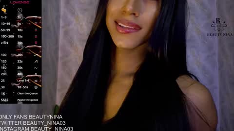 Snapshot of beauty_nina chatting on October 16, 1:22 pm beauty_nina online show from October 16, 1:22 pm