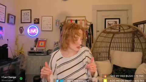 Beck the tongue online show from February 20, 11:51 pm