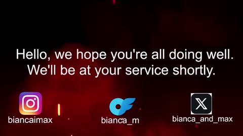 bianca and maxwell online show from November 13, 1:03 pm