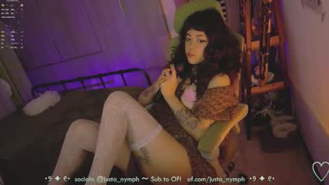   Im Nym  Justa nymph on twitter and IG online show from March 13, 2:15 am