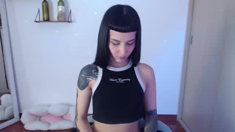 Snapshot of cat_black___ chatting on February 15, 1:10 am cat online show from February 15, 1:10 am