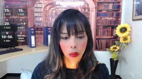 Snapshot of catalella_ar chatting on October 5, 4:32 am Queen Catalella online show from October 5, 4:32 am