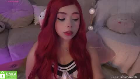 Snapshot of cheerrysweett chatting on October 23, 2:57 am Baby Cherry online show from October 23, 2:57 am