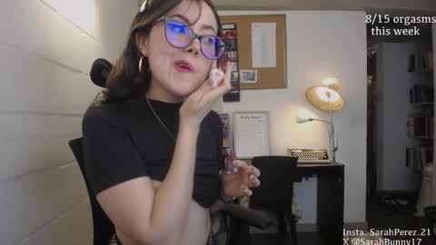 Snapshot of cherrybunny21 chatting on January 30, 2:38 am Sarah Prez online show from January 30, 2:38 am