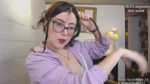 Snapshot of cherrybunny21 chatting on December 28, 11:37 pm Sarah Prez online show from December 28, 11:37 pm