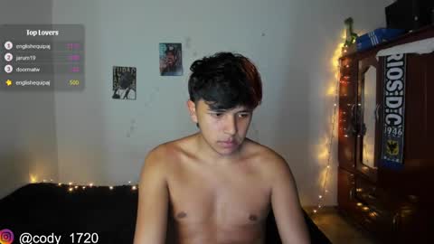Snapshot of cody_evanss chatting on February 6, 11:58 pm cody online show from February 6, 11:58 pm