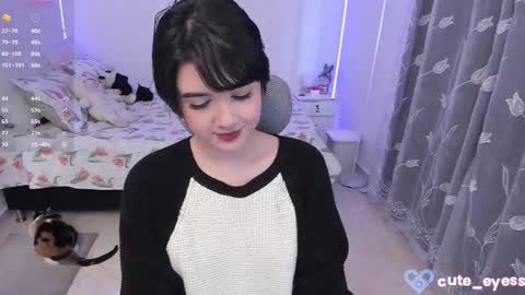 Snapshot of cute_eyess chatting on October 15, 6:09 pm Cute online show from October 15, 6:09 pm