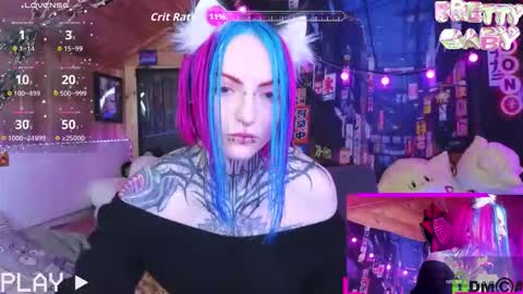 Snapshot of cybernekko chatting on October 18, 5:11 am Neko online show from October 18, 5:11 am