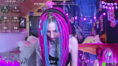 Snapshot of cybernekko chatting on October 5, 5:27 am Neko online show from October 5, 5:27 am