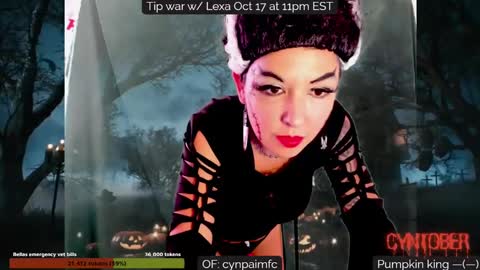Snapshot of cynpai chatting on October 16, 8:29 pm Cynpai online show from October 16, 8:29 pm