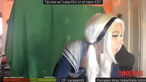 Snapshot of cynpai chatting on October 15, 4:05 am Cynpai online show from October 15, 4:05 am