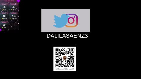 Snapshot of dalila_oficials chatting on December 30, 4:20 am online show from December 30, 4:20 am