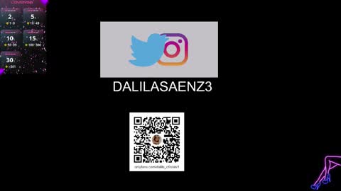 Snapshot of dalila_oficials chatting on December 27, 7:29 am online show from December 27, 7:29 am