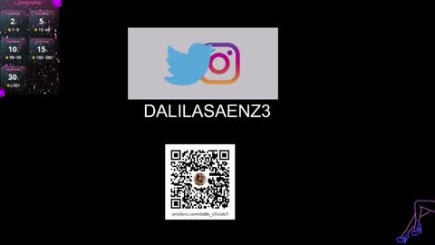 Snapshot of dalila_oficials chatting on February 27, 2:57 am online show from February 27, 2:57 am