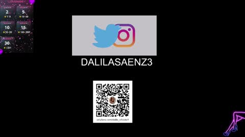 Snapshot of dalila_oficials chatting on February 21, 12:16 am online show from February 21, 12:16 am