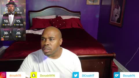 Snapshot of dcrush76 chatting on October 3, 4:21 am DCrush online show from October 3, 4:21 am