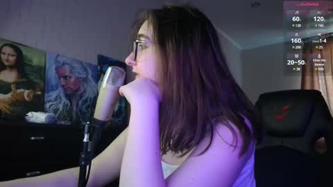 Snapshot of el_sweety chatting on March 6, 12:41 pm If you like it when I meow give me a thumbs up online show from March 6, 12:41 pm
