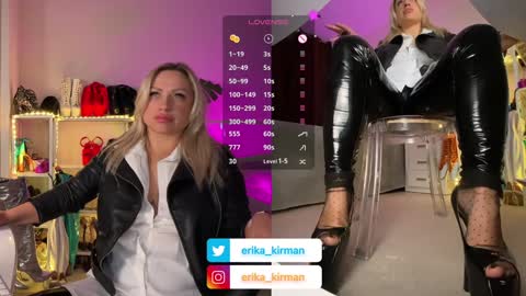 Snapshot of erika_kirman chatting on January 16, 5:55 pm Erika online show from January 16, 5:55 pm