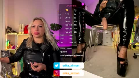 Snapshot of erika_kirman chatting on January 24, 12:20 pm Erika online show from January 24, 12:20 pm