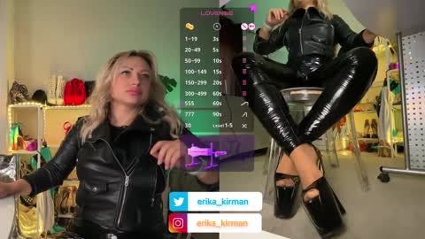 Snapshot of erika_kirman chatting on January 11, 11:45 am Erika online show from January 11, 11:45 am