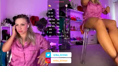 Snapshot of erika_kirman chatting on September 11, 3:57 pm Erika online show from September 11, 3:57 pm