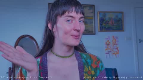 Snapshot of fernydew chatting on March 1, 1:11 am Fern next stream 430pm Monday PST online show from March 1, 1:11 am