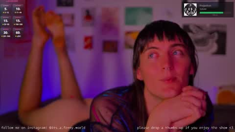 Snapshot of fernydew chatting on February 26, 2:38 pm Fern next stream 430pm Monday PST online show from February 26, 2:38 pm