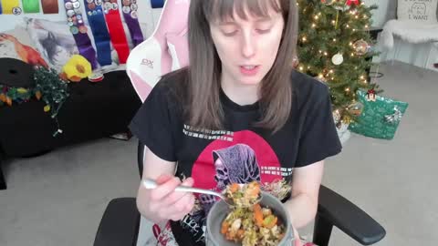 Snapshot of foxy_gamer chatting on December 11, 2:41 am Lex Vive foxygamer cb online show from December 11, 2:41 am