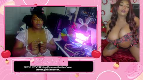 Goddess Cocoa online show from April 6, 4:46 am