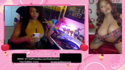Goddess Cocoa online show from March 19, 7:58 am