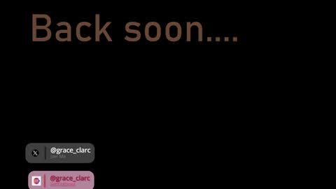 Grace clarc online show from March 26, 3:28 pm