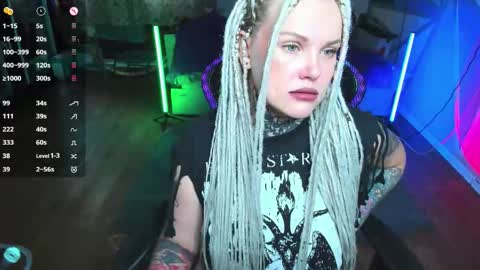 Snapshot of hannah_chaos chatting on October 13, 7:54 am Hannah online show from October 13, 7:54 am