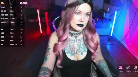 Snapshot of hannah_chaos chatting on September 19, 12:15 am Hannah online show from September 19, 12:15 am