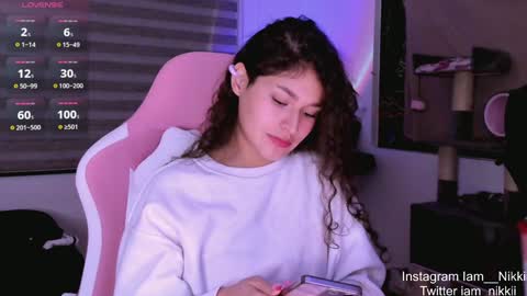 Snapshot of iam_nikki chatting on December 5, 6:59 am On instagram Imm  NikkiHelp me reach 100 likes online show from December 5, 6:59 am