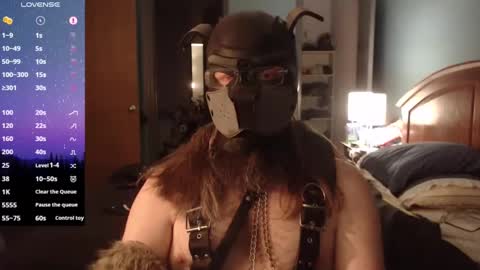 kinkywolf87 online show from March 11, 2:32 am