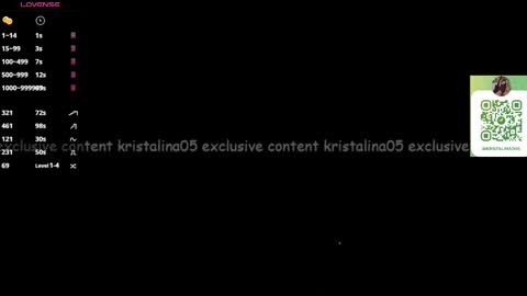 Snapshot of kristalina5 chatting on February 26, 6:08 am camila online show from February 26, 6:08 am