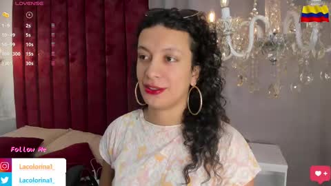 Snapshot of lacolorina_ chatting on February 13, 4:54 am Colorina online show from February 13, 4:54 am