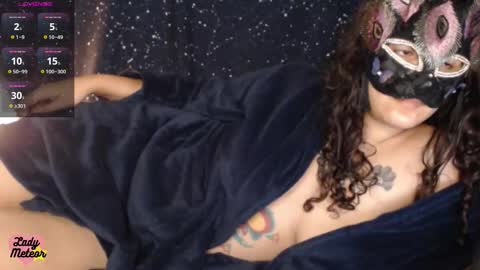 Snapshot of ladymeteor chatting on October 6, 6:59 pm Lady Meteor online show from October 6, 6:59 pm